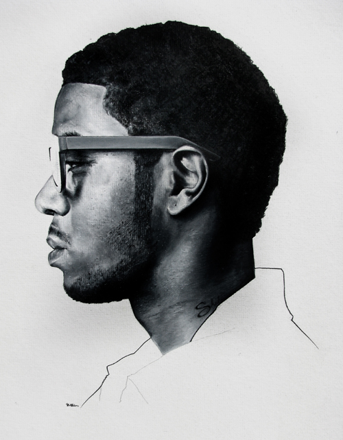 Kid Cudi + color pencils