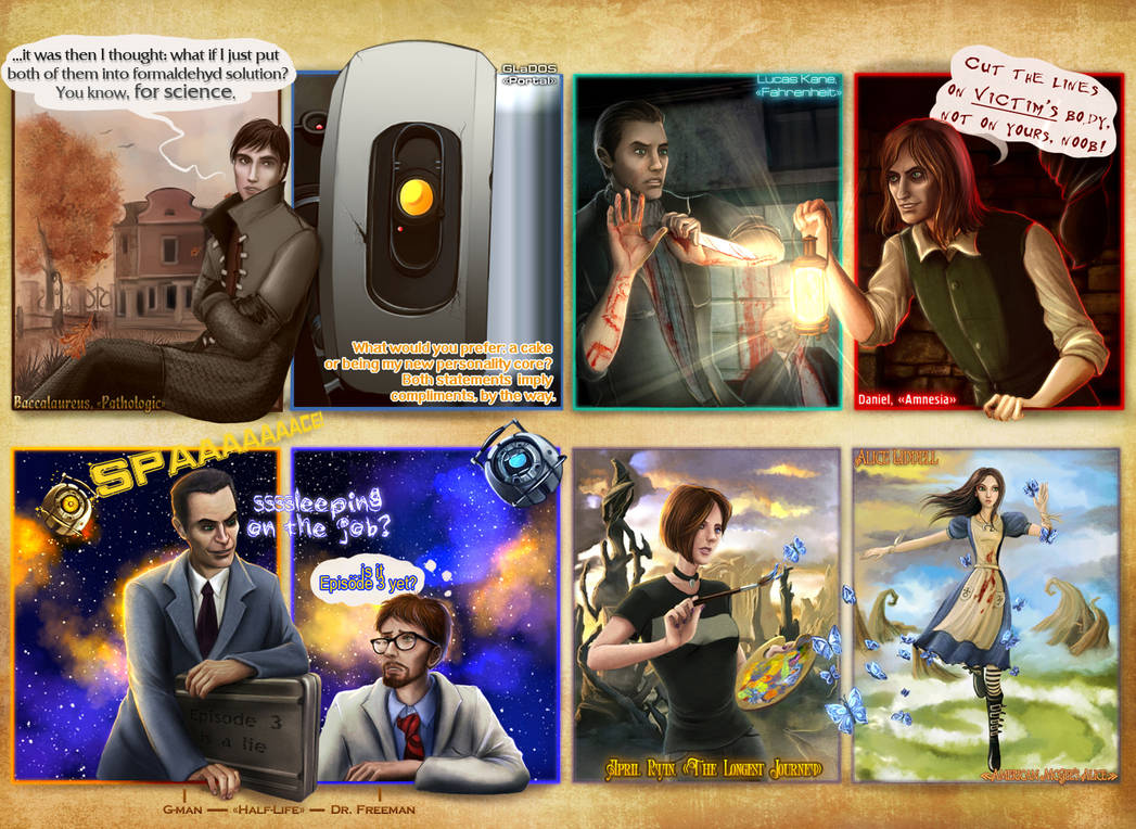 Favorite Game Characters by ViaEstelar on DeviantArt