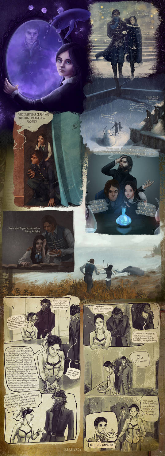 Raven and Swan (part 2) by ViaEstelar on DeviantArt