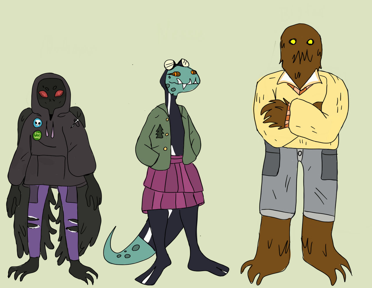 Cryptid corner by juniperandcamas on DeviantArt