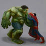 Hulk vs SUperman