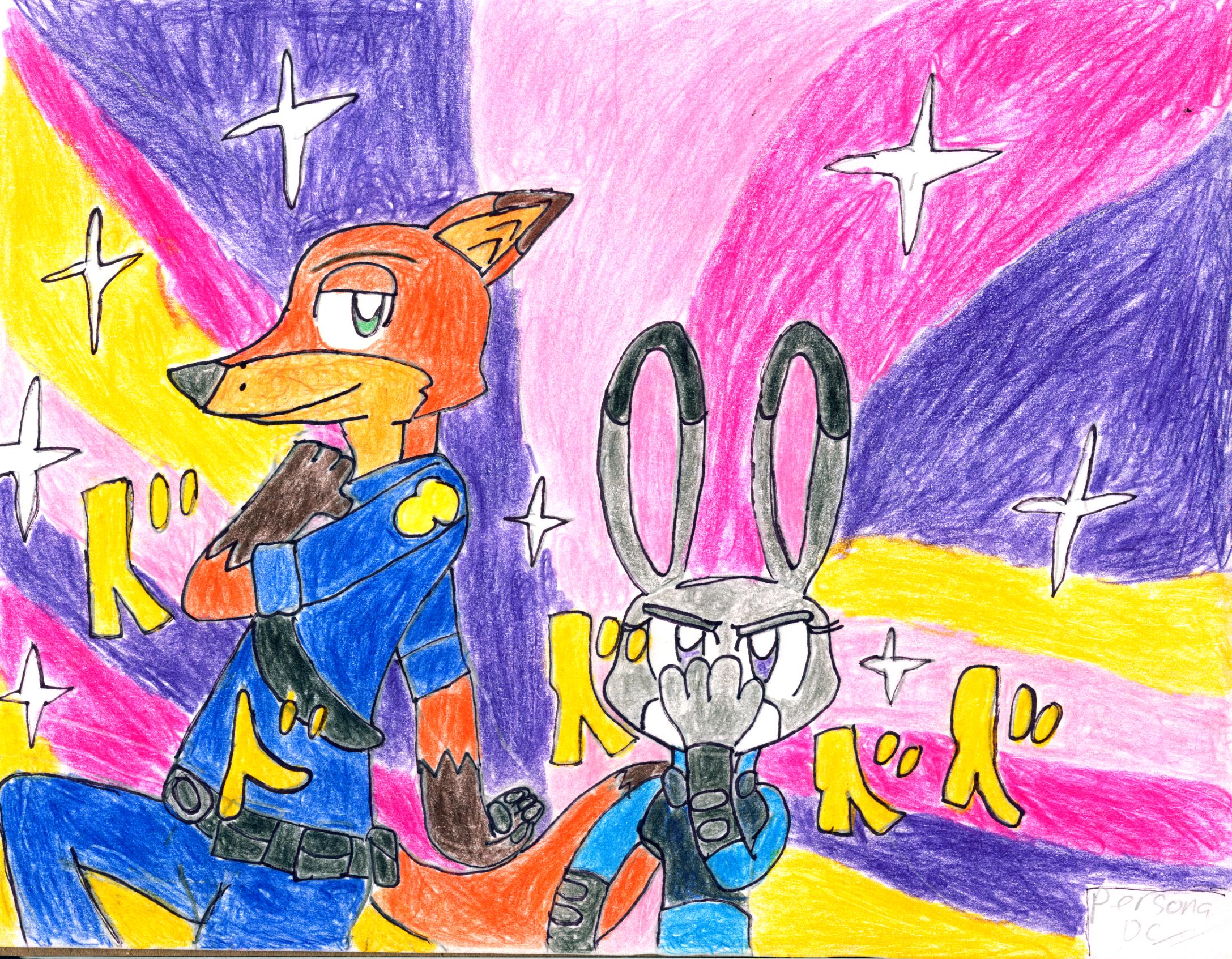 Nick and Judy JoJo Pose