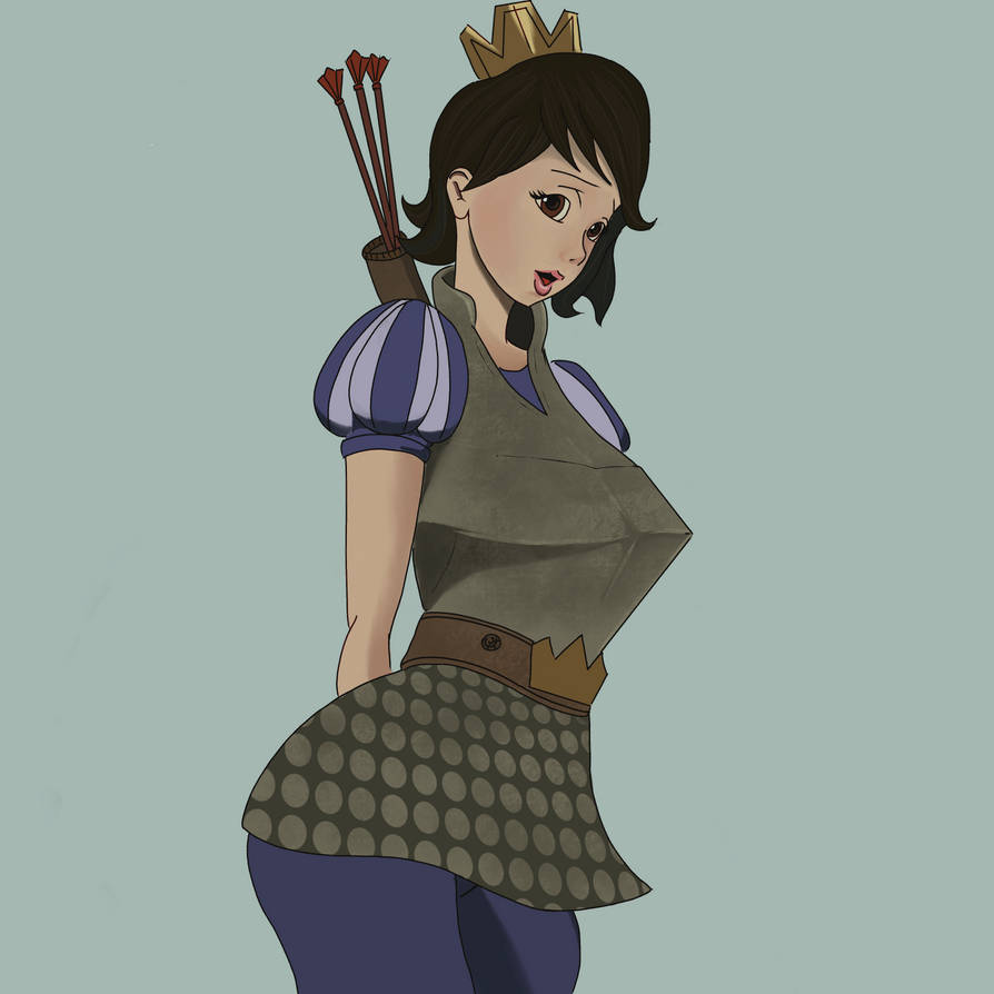 Princesa / Princess Clash Royale by reynaldoblues on DeviantArt