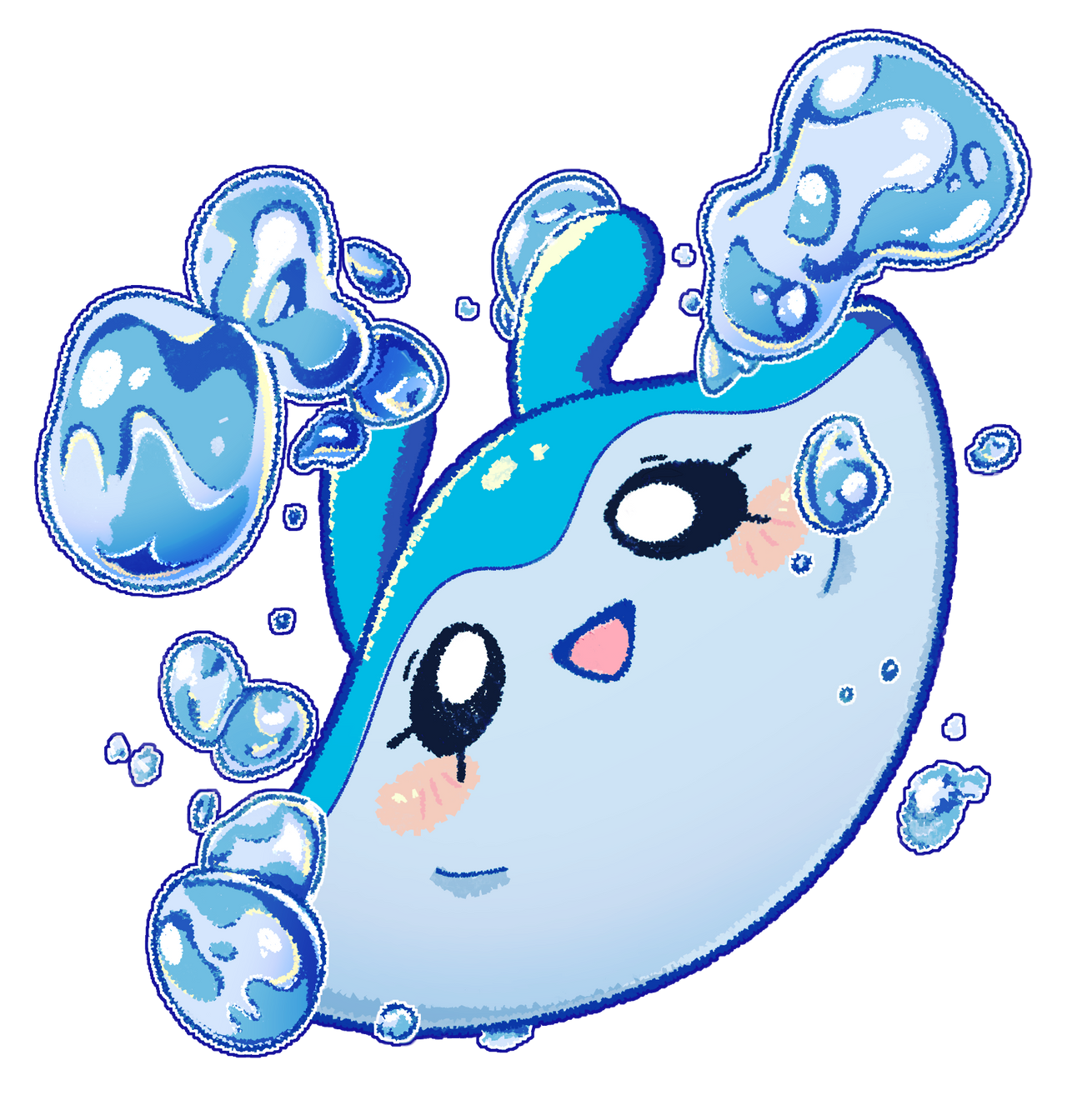 Mantyke Used Water Sport! by ladny