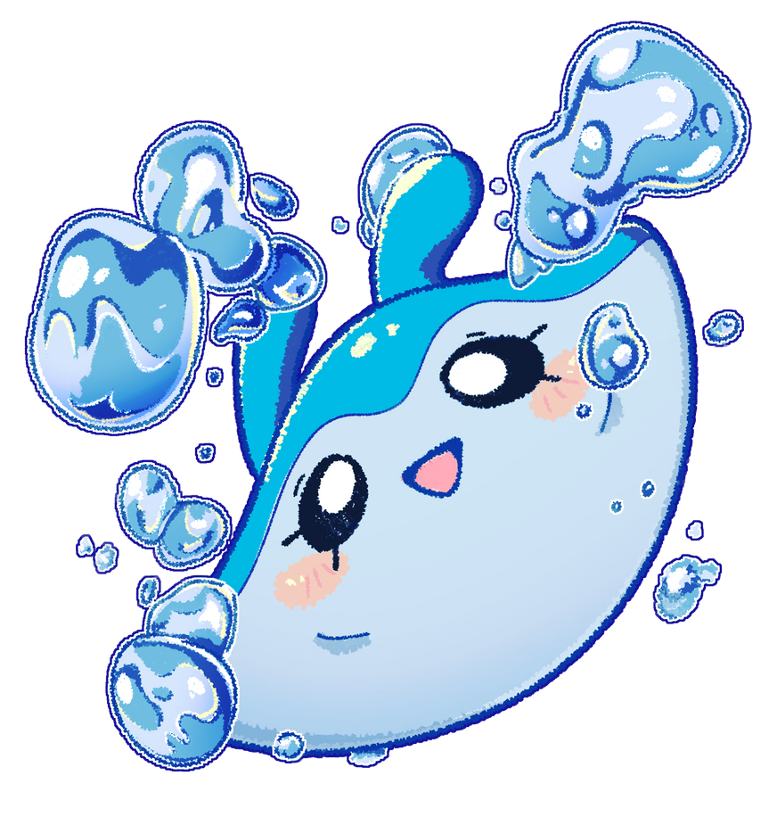 Mantyke Used Water Sport! by ladny
