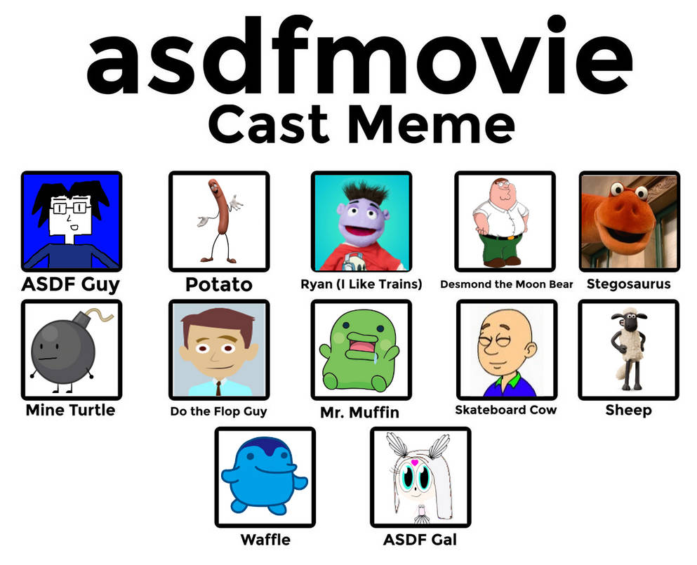 Qasdf My Own asdfmovie Cast Meme by JuantonMendozaTheBoy on DeviantArt