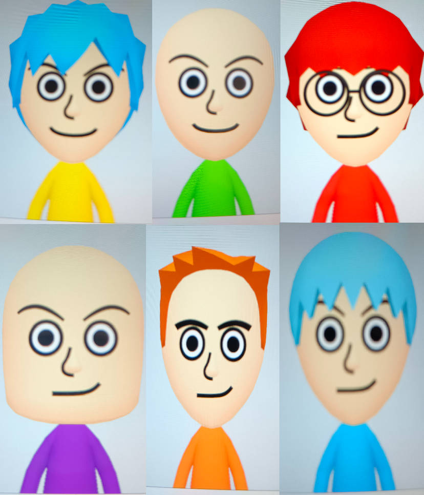 GoAnimate Colored Characters as Miis by JuantonMendozaTheBoy on DeviantArt