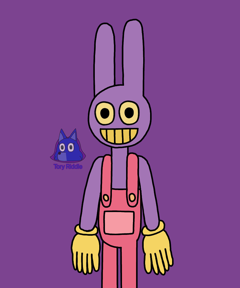 Jax the rabbit the amazing digital circus fanart by Toryriddlebowser on ...