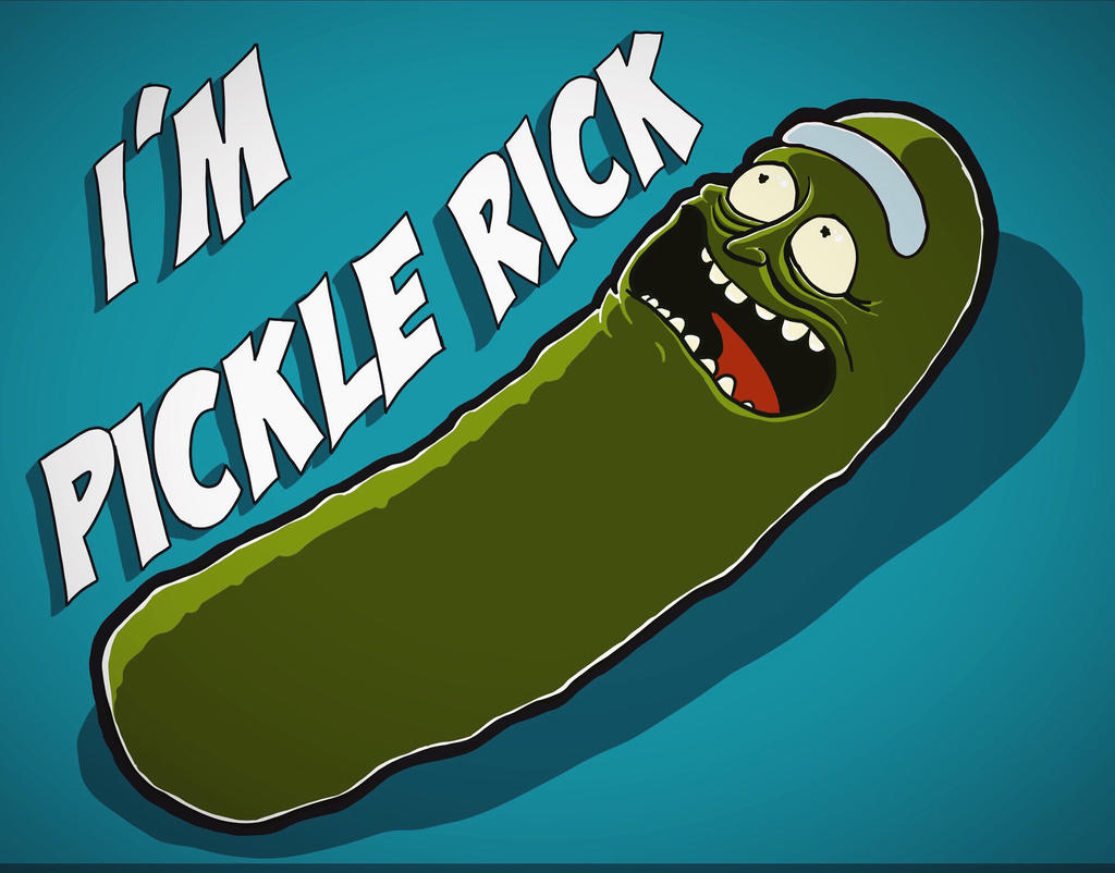Pickle Rick Reeee Pickle rick by SupaWeasel on DeviantArt