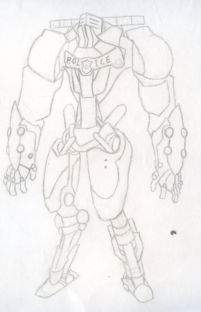 Police mech Concept by samlt5 on DeviantArt