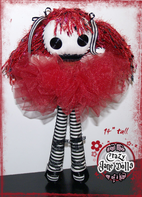 Crazy Jane Red Ballerina