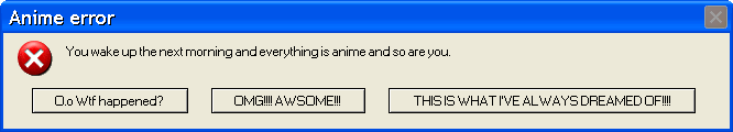 Anime error message