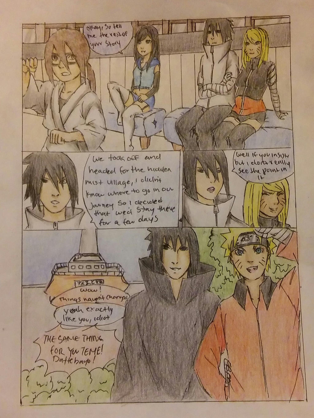 Naruto: SHF chapter 8 Confession page 13.