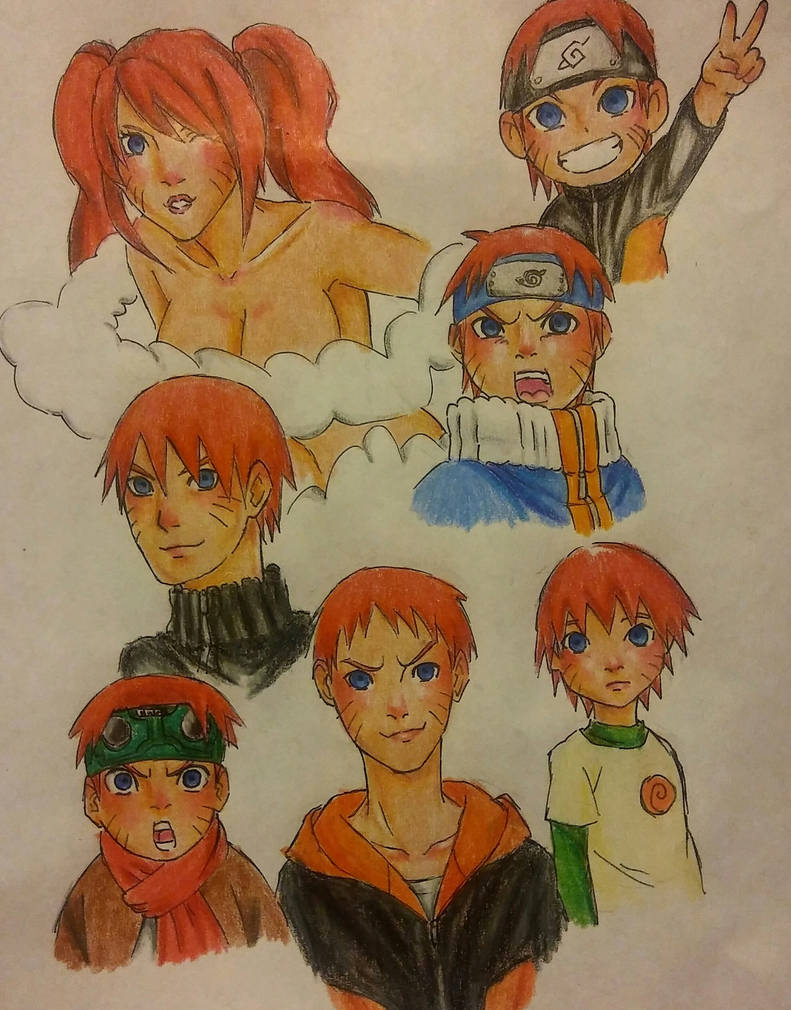 Red Haired Naruto By Deadvampire32 On DeviantArt