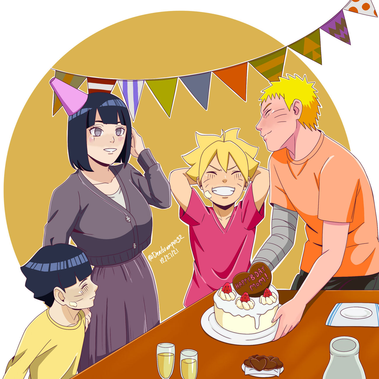 Happy Birthday to Hinata Uzumaki ❤️ Naruto's loving wife and the caring  mother to Boruto, Himawari and Kawaki 💜 (27/12) : r/Boruto