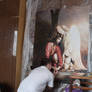 Me working on Gethsemane