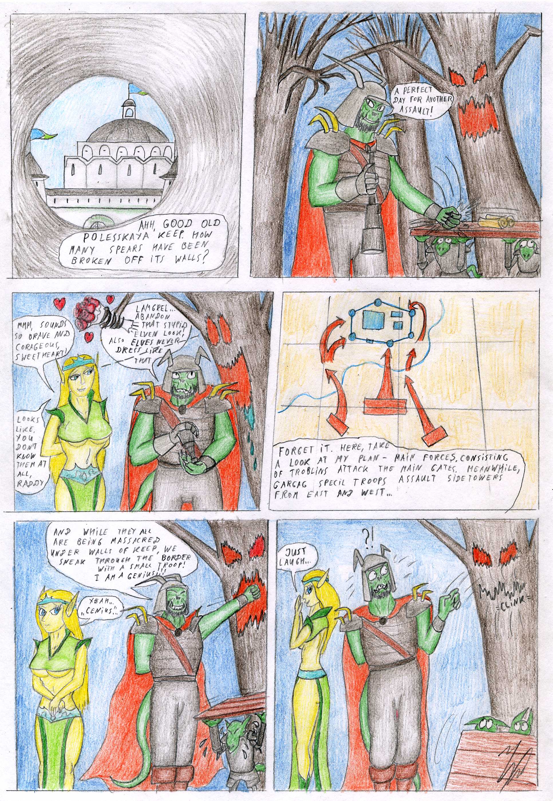 Foxes in the Tower. Pg 28