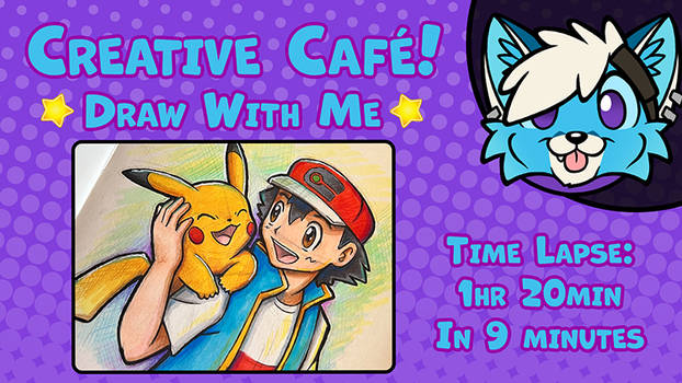 Draw With Me - Speed Sketch - Ash And Pikachu