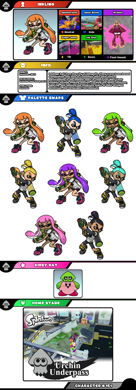 Newcomer Inkling by Captain-Softspot on DeviantArt