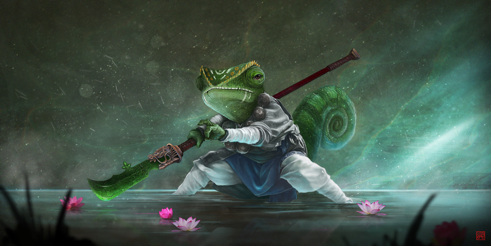 Kung Fu Chameleon