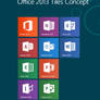 Office 2013 Tiles for StartScreen Concept
