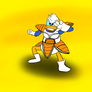 Donald Duck as Vegeta