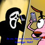 Courage meets Ghost Face