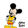 Mickey Mouse as Krillin