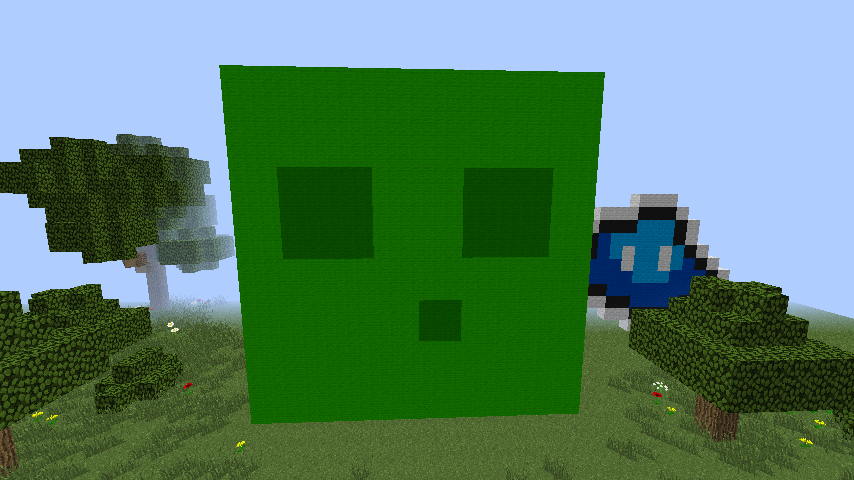 Minecraft Slime Head Command MC Slime Pixel Art by AleksProdzBG on DeviantArt