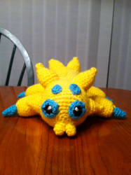 Joltik crochet plush by Ookamichan423