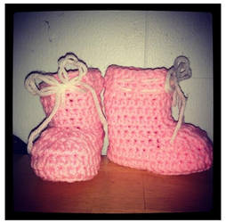 Crochet Baby Boots