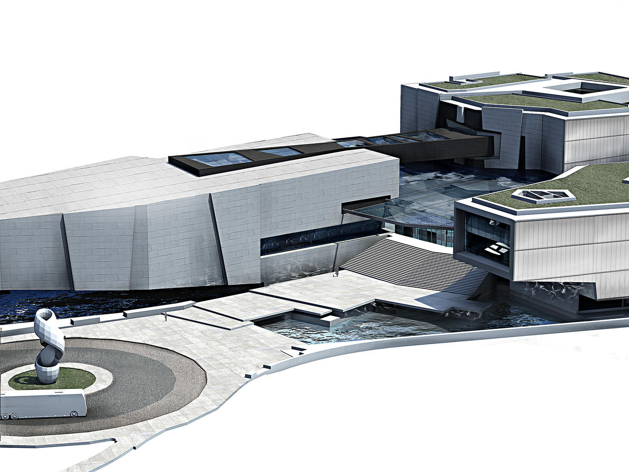 Art Museum Render 1 by rednotdead