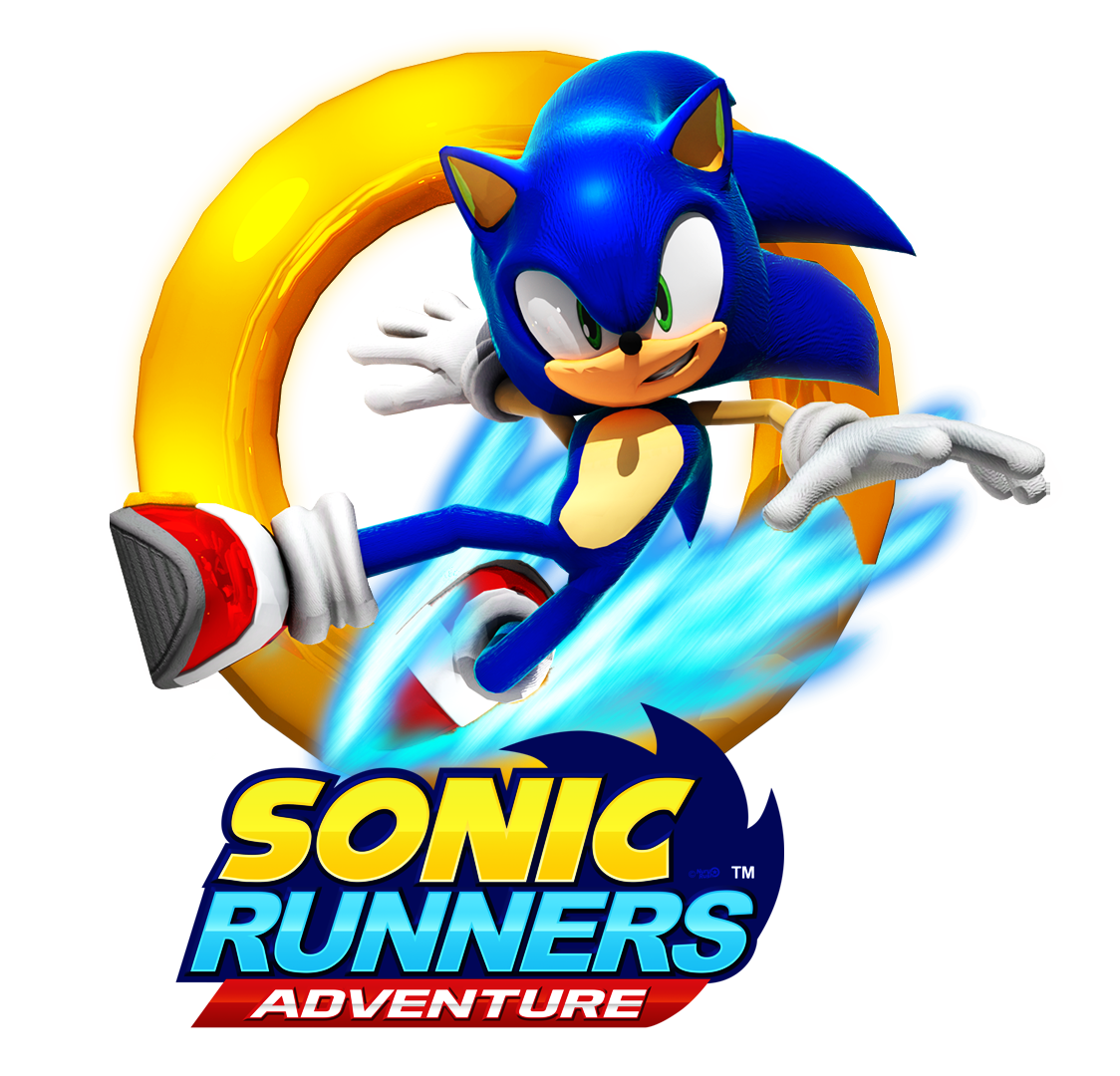 Sonic Runners Adventure Pose (With Logo)