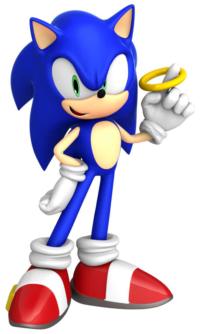Sonic with a ring by BlueParadoxYT on DeviantArt
