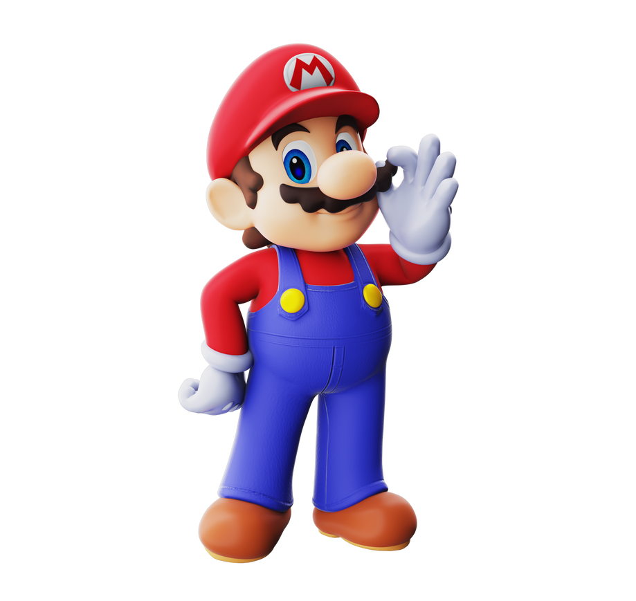 Super Mario Render by BlueParadoxYT on DeviantArt