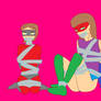 (OLD) SuperBlakina and Elastigirl: BOUNDED!