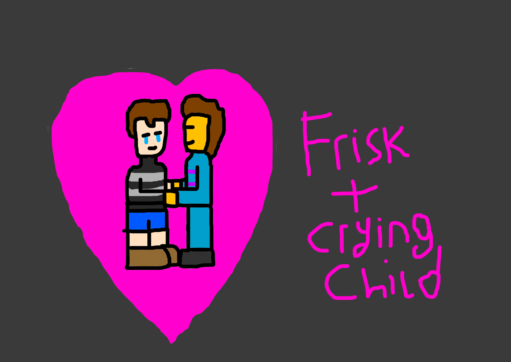 Undertale Child Undertale - Frisk and Crying Child in marriage by JennyRichardBlakina ...