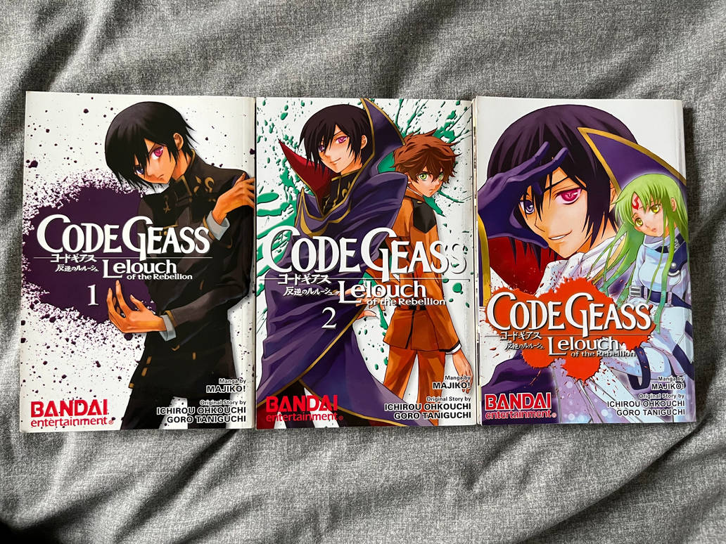 Code Geass: Lelouch of the Rebellion Mangas 1-3 by JennyRichardBlakina ...