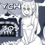 YCH - Christmas kitty [OPEN AUCTION] by Cogamori