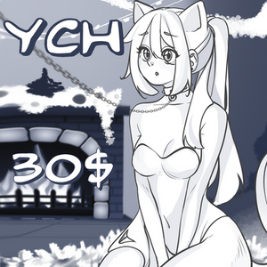 YCH - Christmas kitty [OPEN AUCTION]