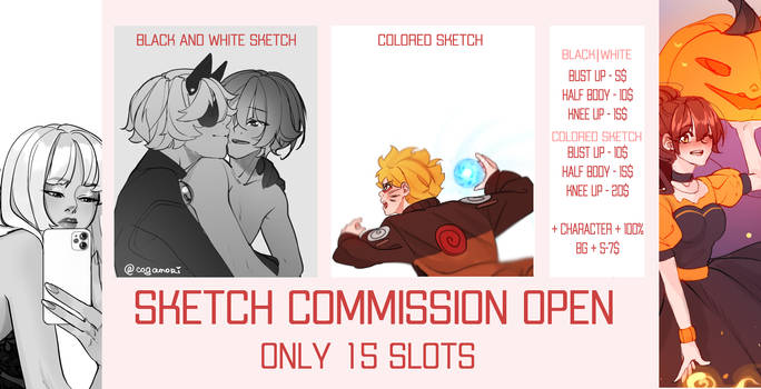 Sketch commission closed [ 15 slots]