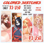 [ SALE ] Sketch commission OPEN - 10 slots by Cogamori