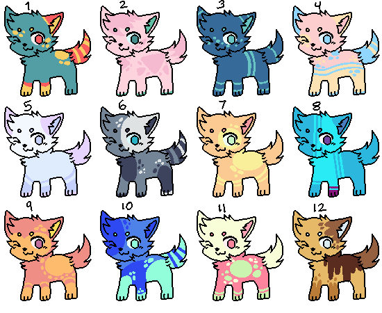 11/12 OTA ADOPTS [OPEN] by Warrior-Cat-Icons on DeviantArt
