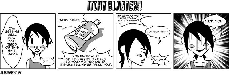 ITCHY BLASTER!! Page 1