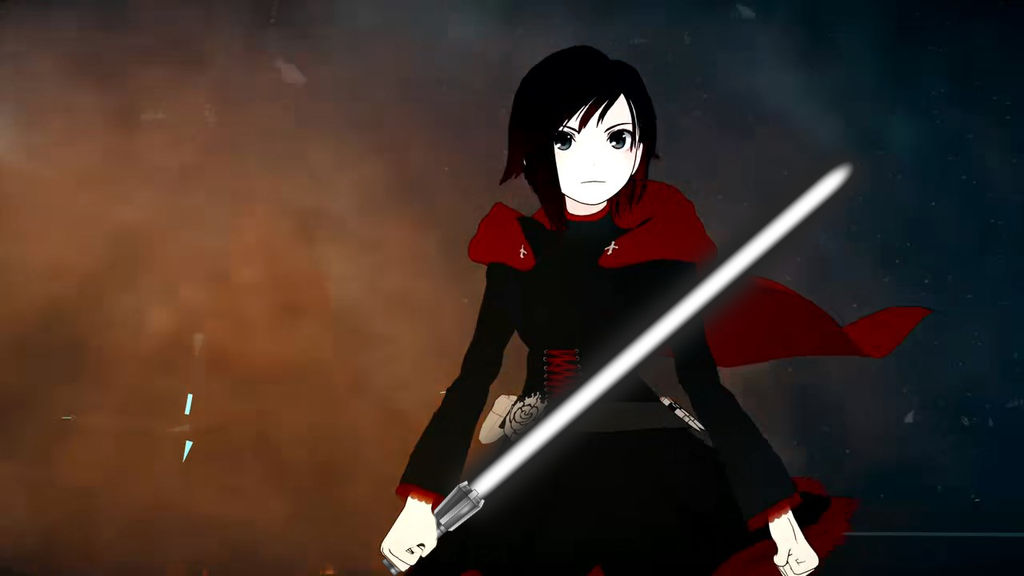 Ruby Star Wars RWBY Star Wars - Ruby with Silver Lightsaber by RaidenRaider on DeviantArt