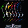 MMPR The Movie (Green and White Ranger) Fan Poster