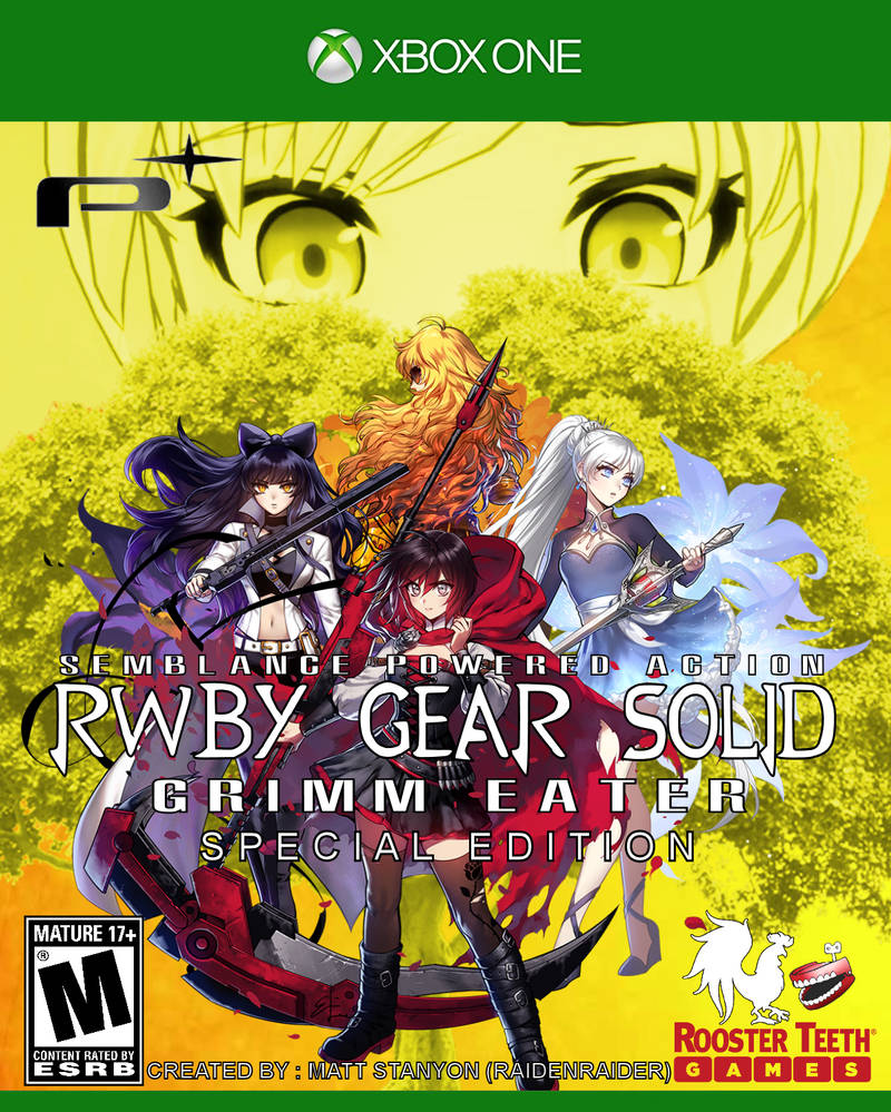 RWBY - Metal Gear Style Xbox One Box Art #2 by RaidenRaider on DeviantArt