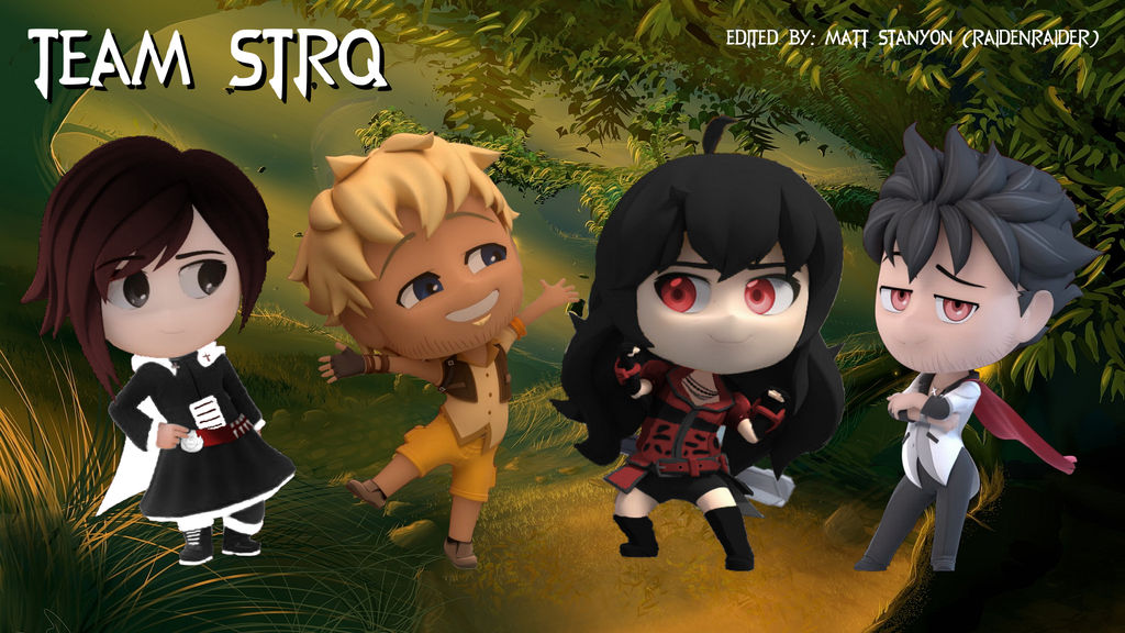 RWBY Chibi Season 2 - Team STRQ Fan Poster #3