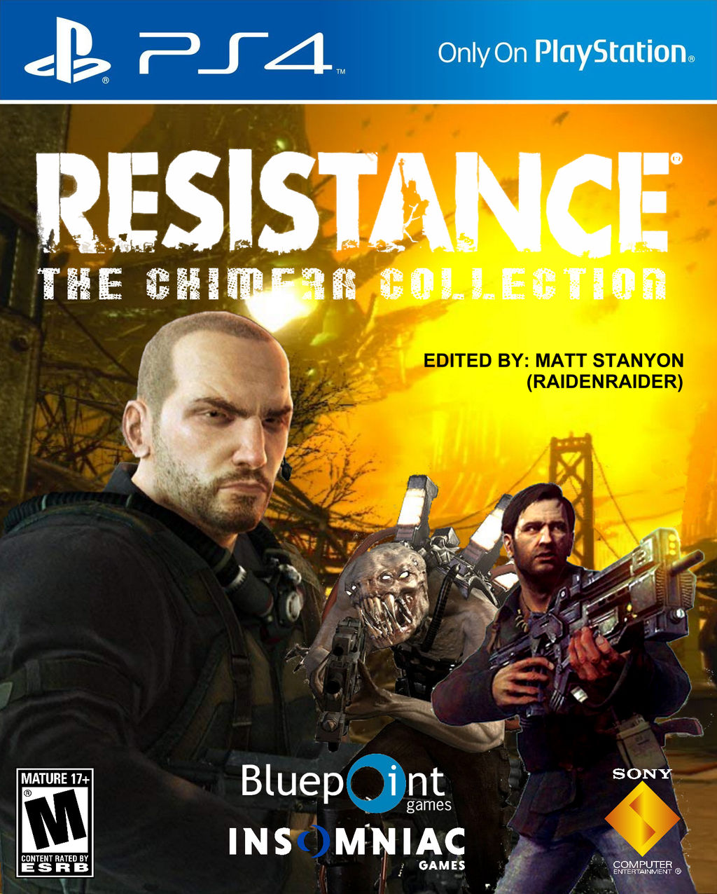 Resistance: The Collection - PS4 Cover by RaidenRaider on DeviantArt