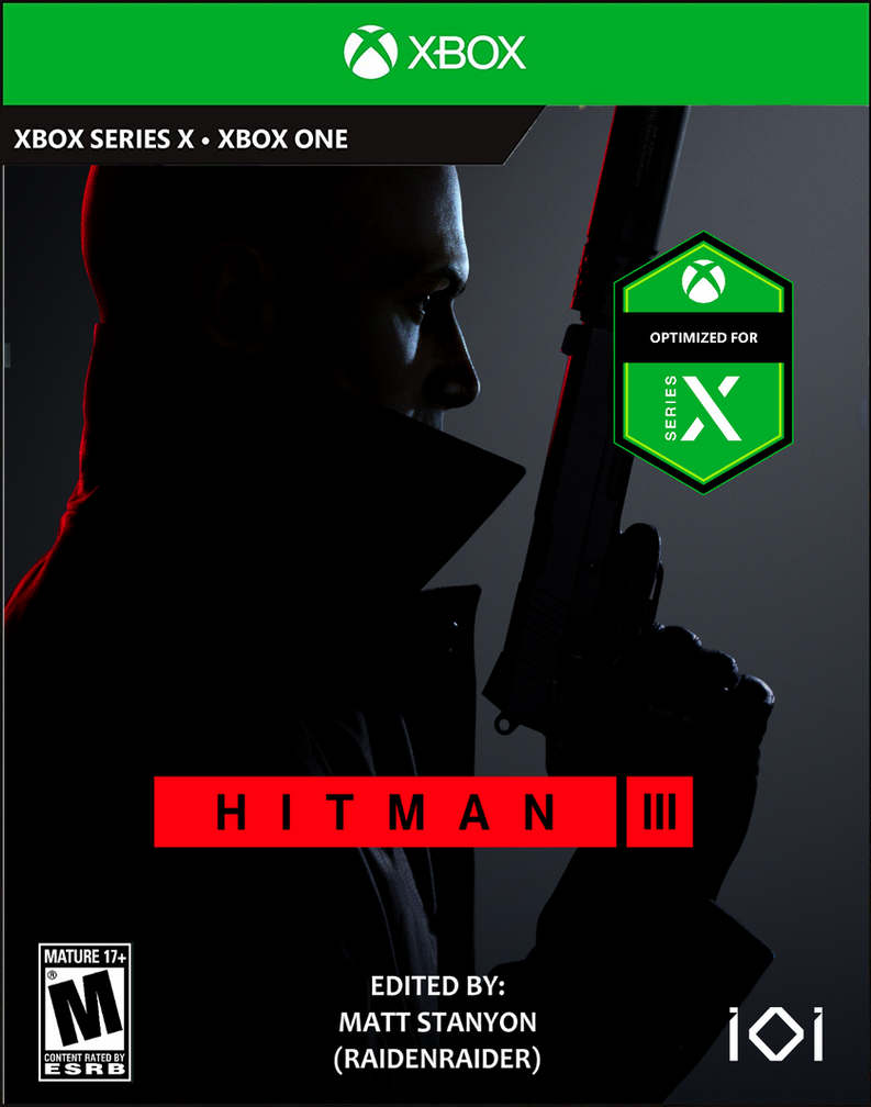 Hitman 3 - Xbox One And Series X Fan Cover (US) by RaidenRaider on